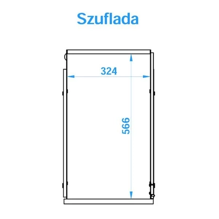 Metalowa szafka kartotekowa - 4RA4 MAG