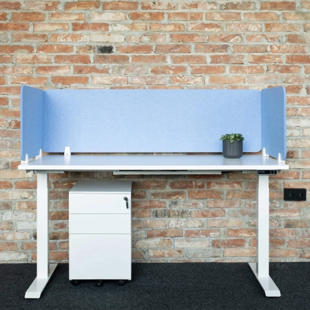 Panel akustyczny biurkowy przedni nadblatowy GoSilent EGS - różne kolory