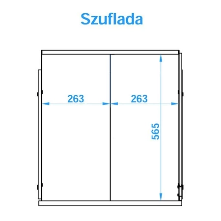 Metalowa szafka kartotekowa - 5R2B5 MAG